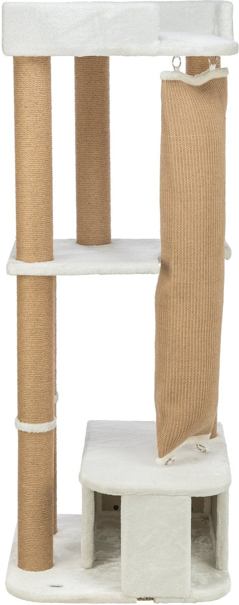 Trixie active - griffoir - blanc - 58x38x150 cm