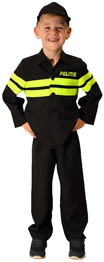 Rubies Rubie's costume policier garçons noir vert fluo taille 116