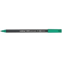 Stylo feutre edding 1200 noir, vert