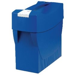 Boîte de rangement pour dossiers swing han polystyrène 397x154x347mm bleu