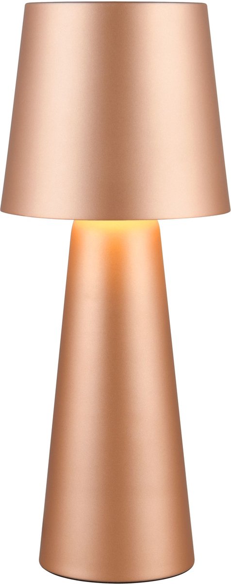 Trio nubian - lampe de table - moka - excl. 1x e27 7 w - interrupteur à cordon
