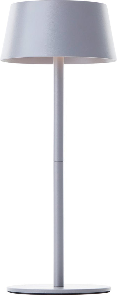 Brilliant picco - lampe de table solaire rechargeable - extérieur - led 4w 3000k - 3 stepdim - ip44 - gris