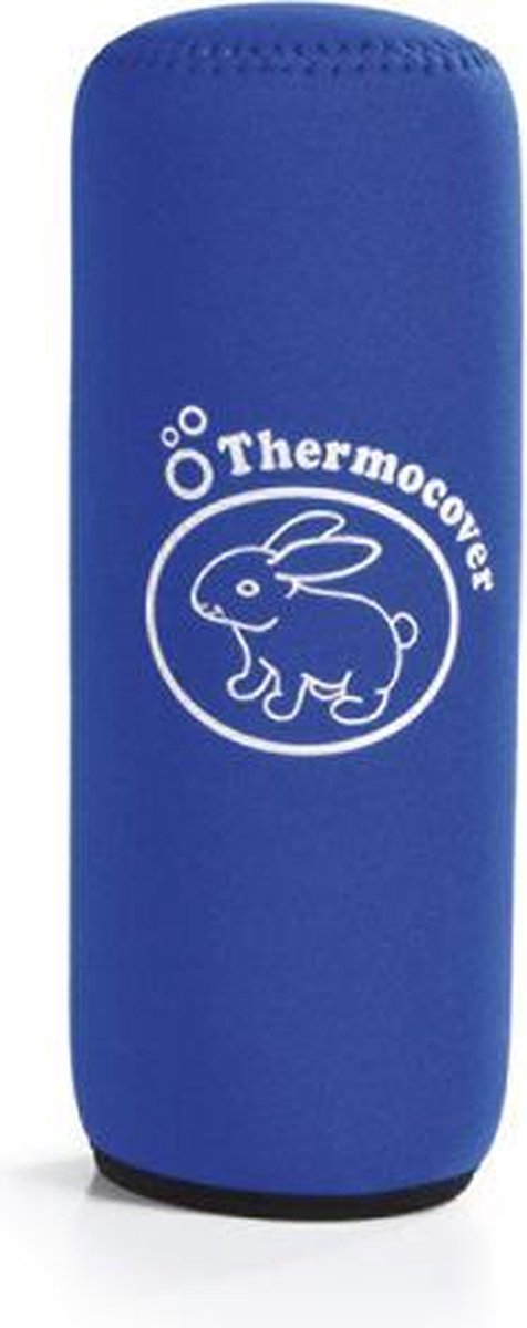 Beeztees housse thermo pour gourde 600 - bleue - 21 cm
