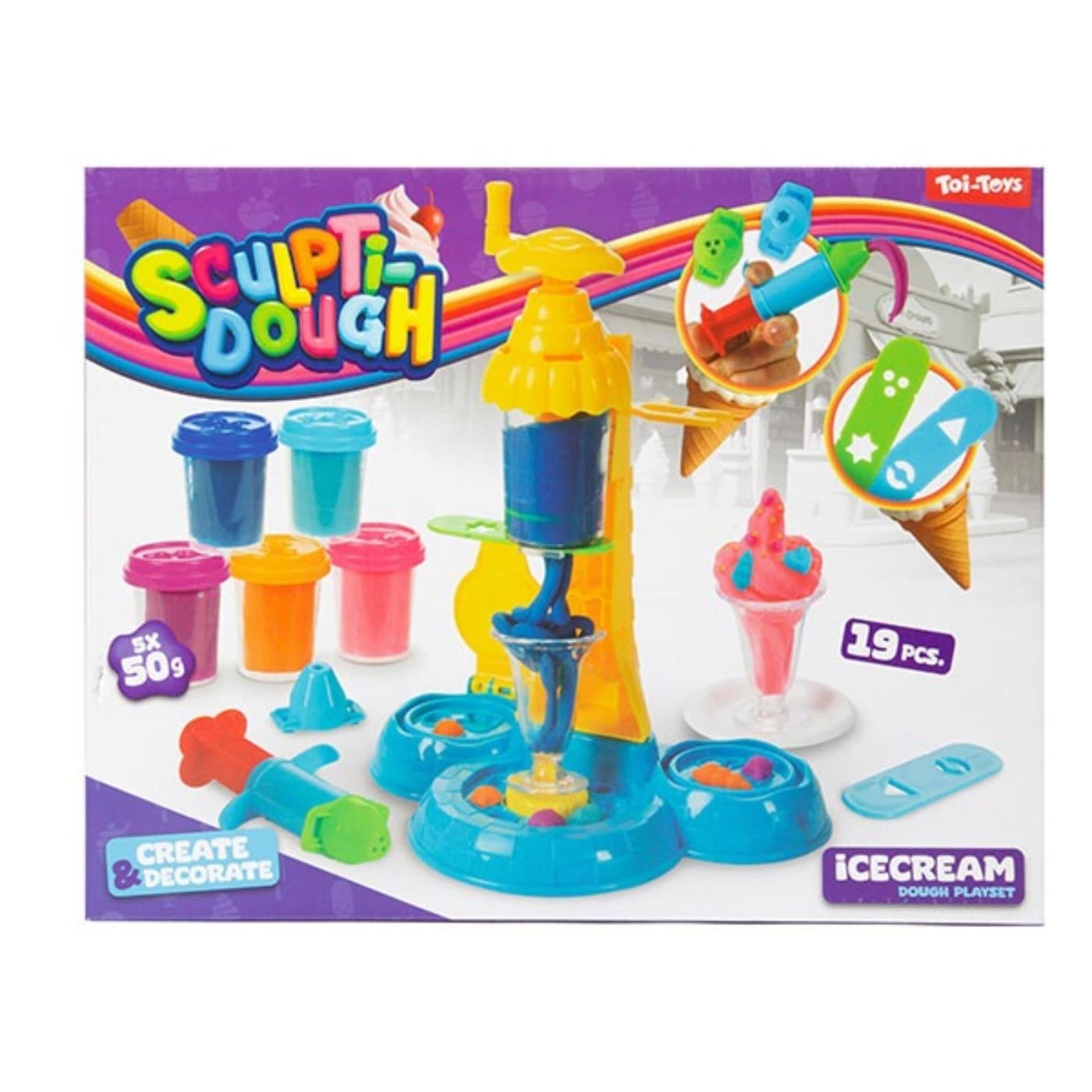 Toi-toys toitoys ensemble d'argile cupcake à la crème glacée