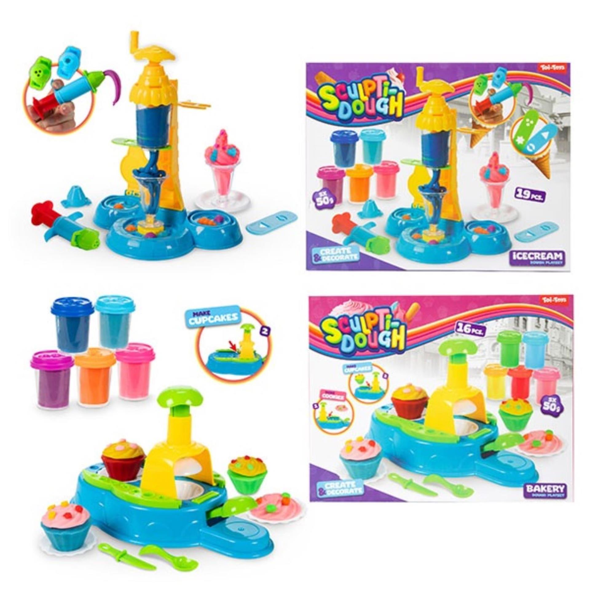 Toi-toys toitoys ensemble d'argile cupcake à la crème glacée