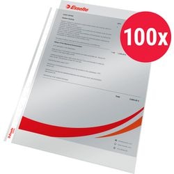 Sacs de présentation perforés Esselte A4 55mic