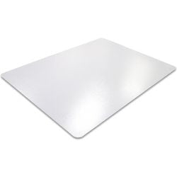 Tapis de chaise bureau dépôt rectangulaire transparent