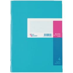 Livre à colonnes könig ebhardt a4 210x257mm bleu clair 4 colonnes 40 feuilles