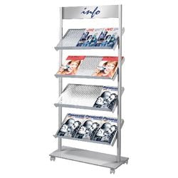 Porte-brochures 6331 kerkmann 12xa4 78,5x30x165cm