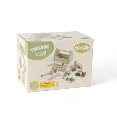 Boîte à outils en bois Dantoy 26 pièces en boîte