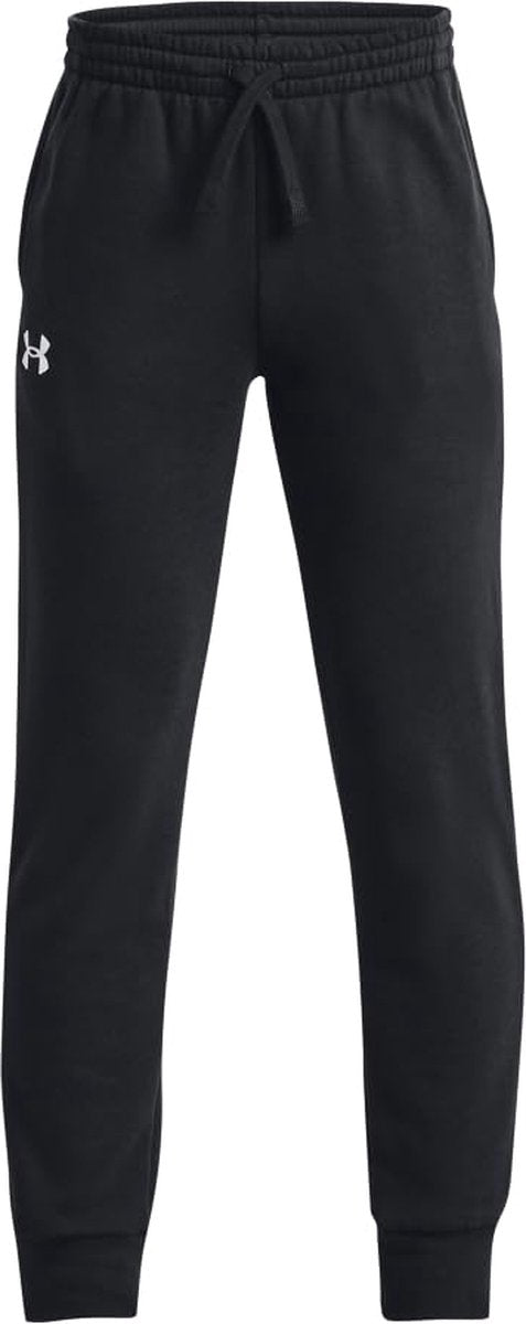Under Armour UA Rival Fleece Joggers-blk Pantalon de sport pour garçons - noir - blanc