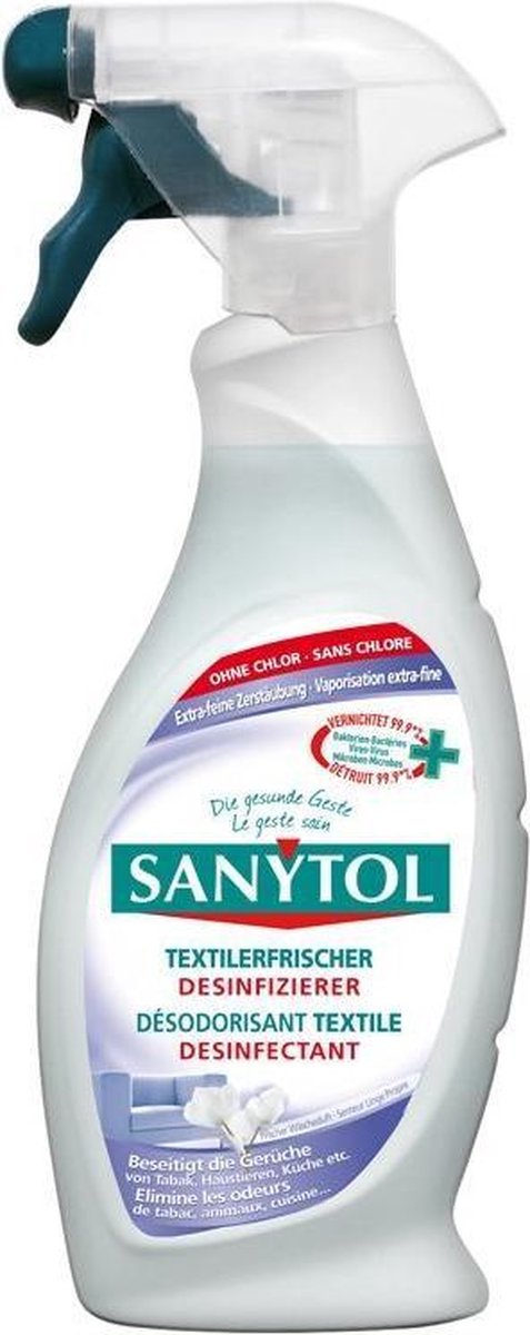 Désodorisant textile Sanytol - 500ml - antibactérien