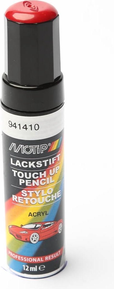 Motip 941410 - stylo peinture automobile - rouge - 12 ml