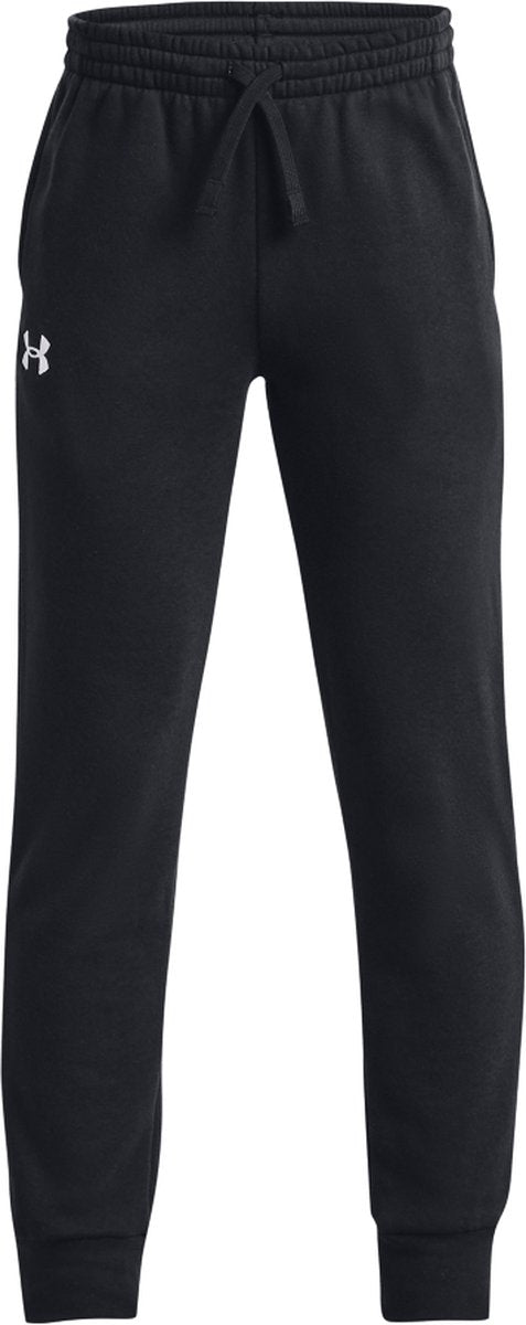 Under Armour UA Rival Fleece Joggers-blk Pantalon de sport pour garçons - noir - blanc