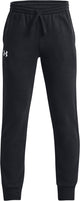 Under Armour UA Rival Fleece Joggers-blk Pantalon de sport pour garçons - noir - blanc