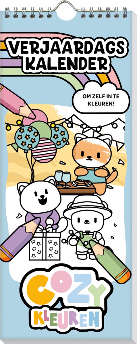 Calendrier d'anniversaire - cosy -