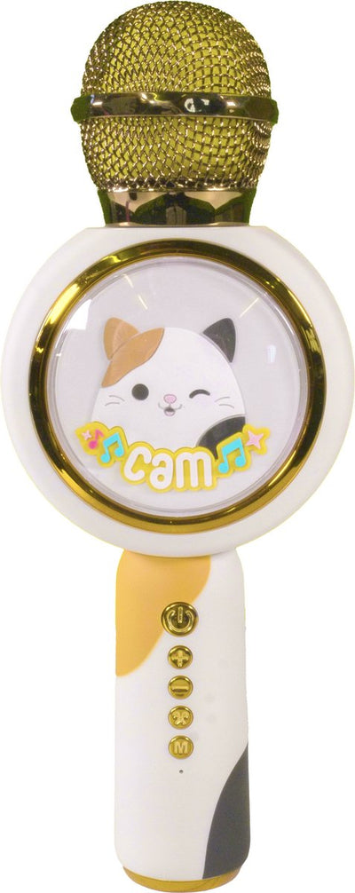 Otl technologies squishmallows - cam - microphone karaoké sans fil pour enfants - écran LED éclairé - haut-parleur - distorsion de la voix