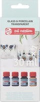 TALENS ART CRÉATION GLASS PORCELAIN PARCE. 4x30 ml bleu
