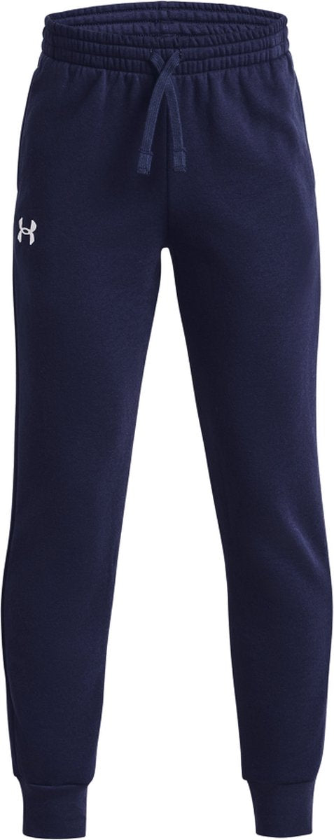 Pantalon de sport unisexe Under Armour UA Rival Fleece Joggers - Marine - Blanc