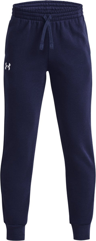 Pantalon de sport unisexe Under Armour UA Rival Fleece Joggers - Marine - Blanc