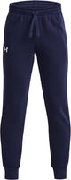 Pantalon de sport unisexe Under Armour UA Rival Fleece Joggers - Marine - Blanc