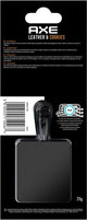 Axe désodorisant mini ventilation cuir + biscuits 3 cm noir