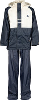 Combinaison de pluie Ralka - junior - marine blanc cassé - 116