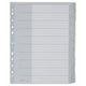 Onglets a4 vierges en polypropylène gris Leitz