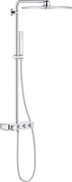Douche de pluie Grohe euphoria smartcontrol 310 cube duo - ø 31 cm - carrée - avec mitigeur thermostatique - avec technologie cooltouch - chrome