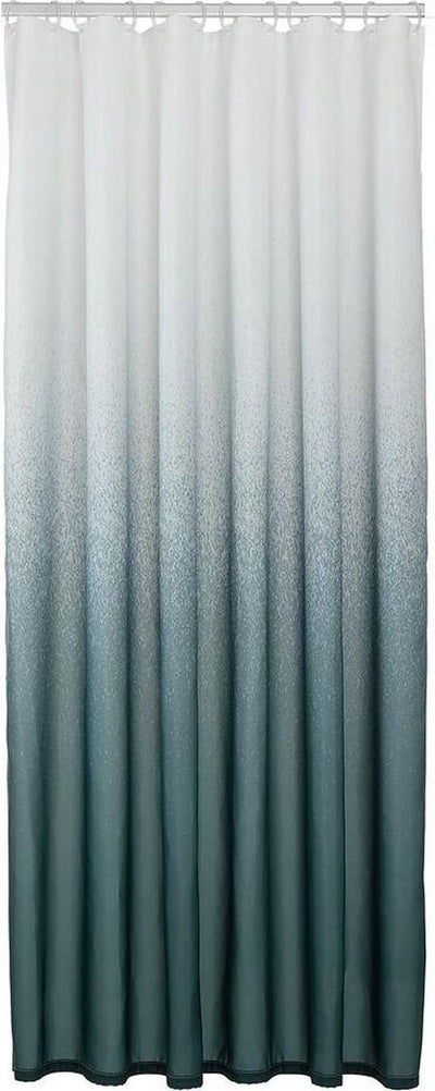 Mélange peau de phoque - rideau de douche 180x200 cm - polyester - vert blanc