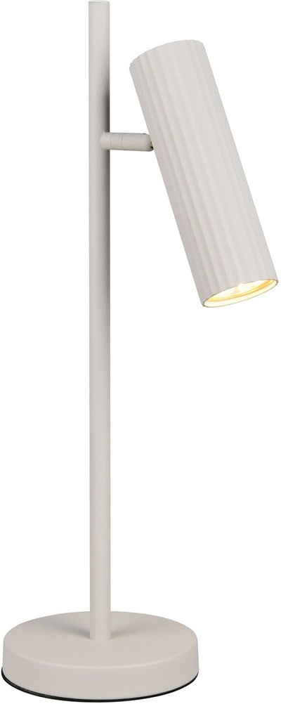 Trio soka - lampe de table - gris chaud - excl. 1x gu10 5 w - interrupteur à cordon