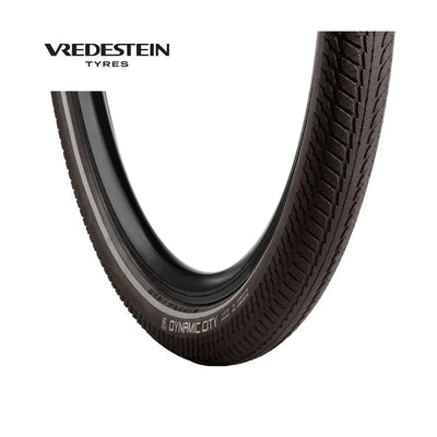 Vredestein Tire Dynamic City 28 x 1,75 reflète brun