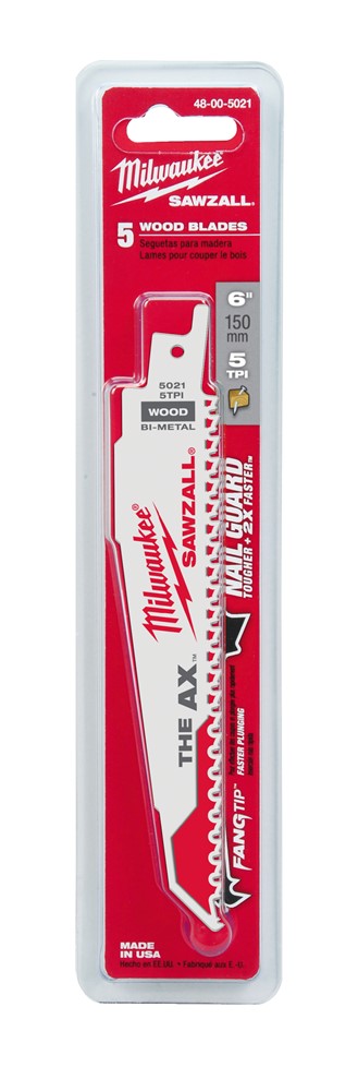 Accessoires Milwaukee la hache - lame de scie alternative lame de scie 150 5 - 3,2 mm (25 pièces) - 48008021