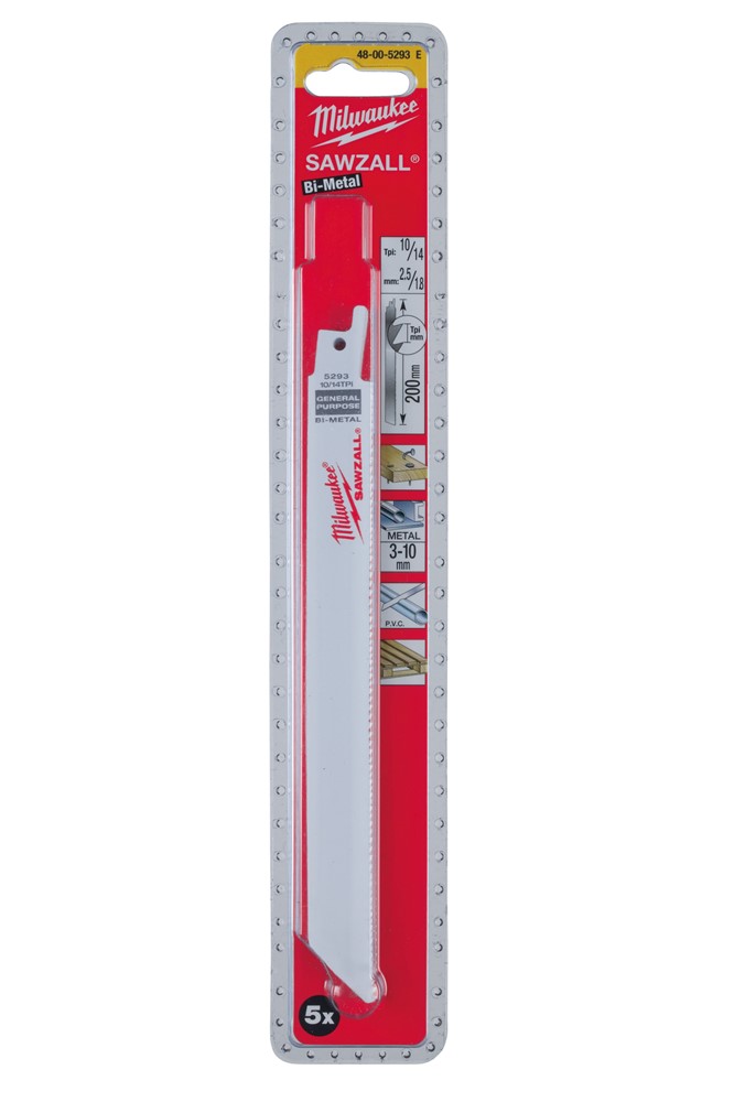 Accessoires Milwaukee lame de scie alternative lame de scie 200 2,5 mm (50 pièces) - 48016293