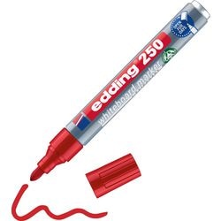 Marqueur pour tableau blanc edding e-250 rouge 1,5 - 3 mm