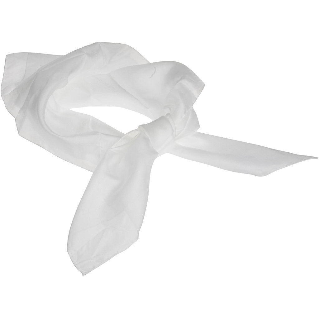 Foulard en soie Creativ company, taille 90x90 cm, pongé 5, 22 g, 1 pièce