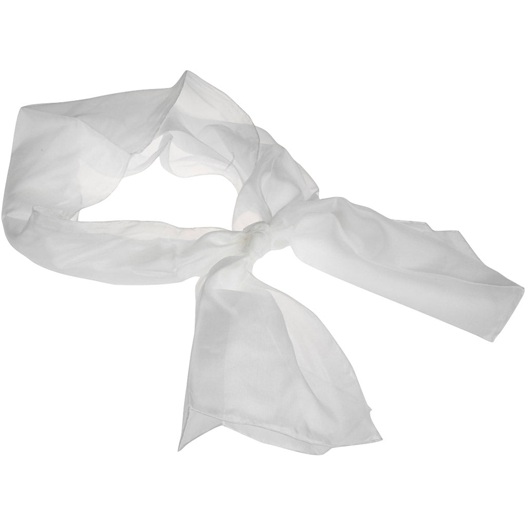 Foulard en soie Creativ company, taille 45x180 cm, pongé 5, 22 g, 1 pièce