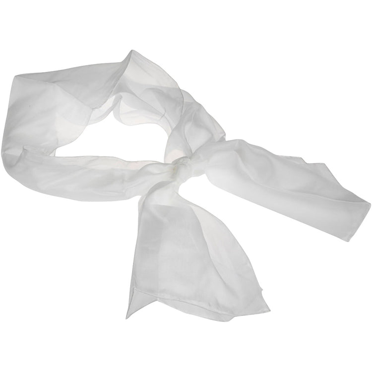 Foulard en soie Creativ company, taille 45x180 cm, pongé 5, 22 g, 1 pièce