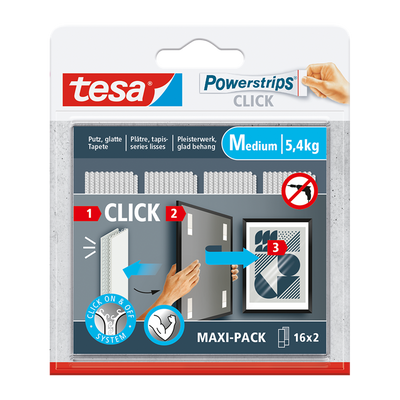 Tesa 1074179 - multiprises clic 16x2 m | 6 pièces
