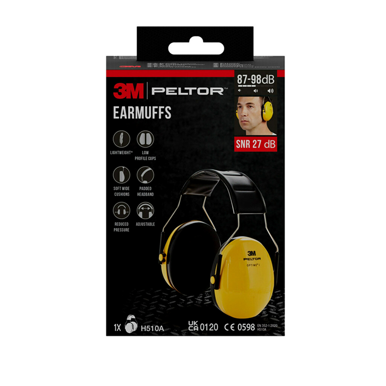 3m 1061810 - casque antibruit h510a | 1 pièce