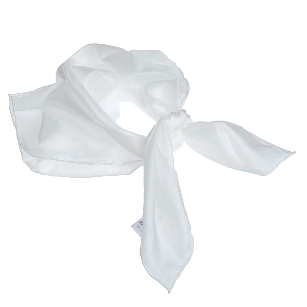 Écharpe en soie de la compagnie Creativ, dim 74x74 cm, 22 gr, 1 pièce