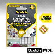 3m 1071429 - tampons auto-amovibles scotch-fix™ 11 mm x 15 mm, 36 hp | 24 pièces - afbeelding 1