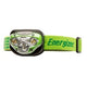 Lampe frontale E-vision energizer vision hd 200 verte