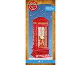 Cabine téléphonique LED Lumineo water spinner avec Père Noël - afbeelding 2