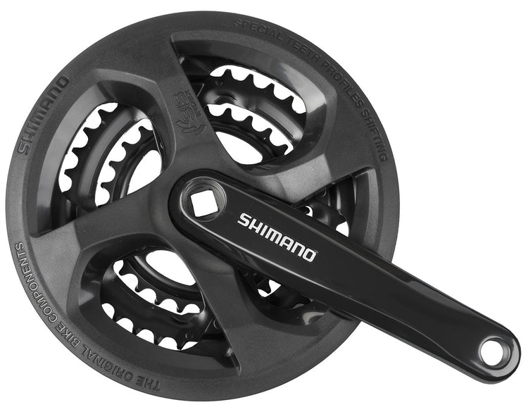 Shimano Cranket FC-TY301 48X38X28T -4MM 170mm 6-8 Black Black