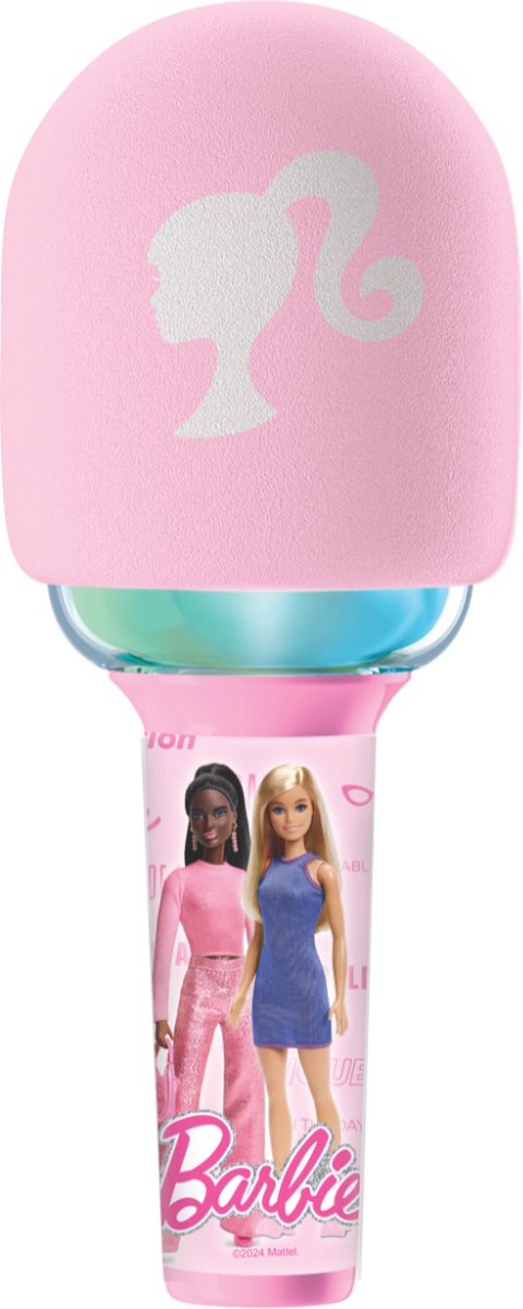 Microphone karaoké Lexibook barbie - microphone avec effets sonores et lumineux