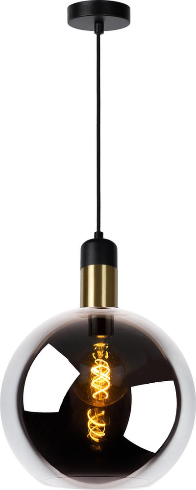 Lucide julius - suspension - ø 28 cm - 1xe27 - fumé