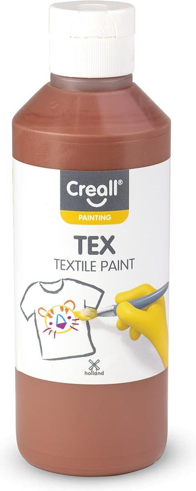 Peinture textile creall marron, 250 ml