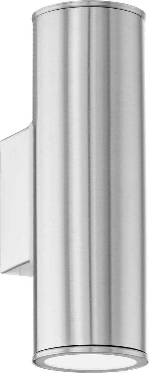 Applique Eglo riga - pour extérieur - 2 lumières - LED - acier inoxydable
