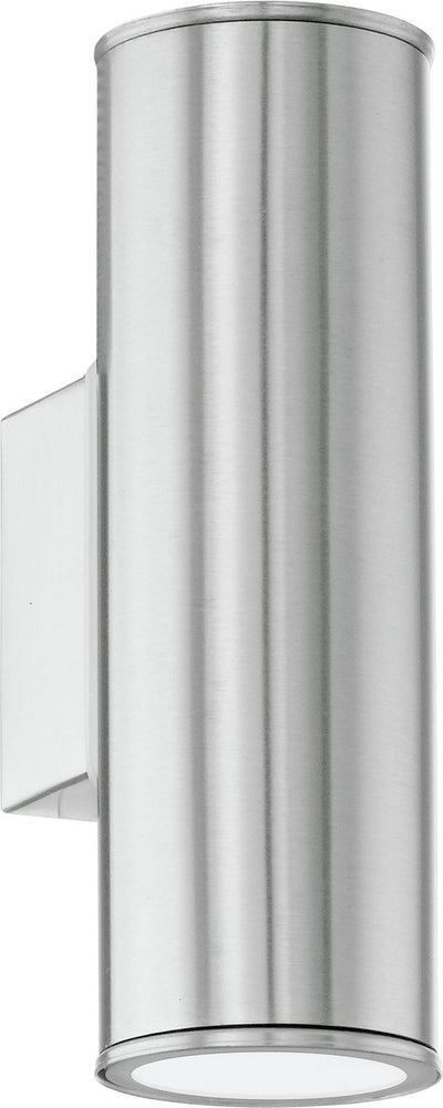 Applique Eglo riga - pour extérieur - 2 lumières - LED - acier inoxydable